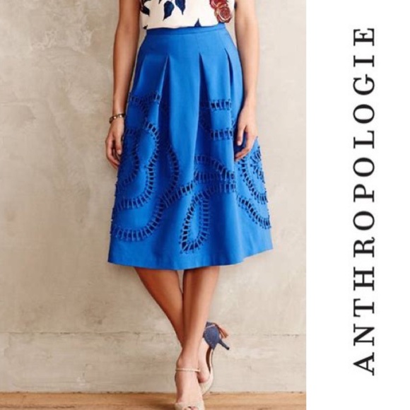 Anthropologie Dresses & Skirts - Anthropologie - Sachin Babi Bloomstitch Midi Skirt